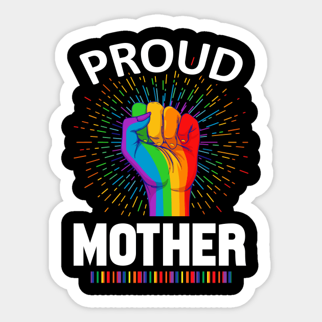 Proud Mother Gay Lgbt Sticker by adrinalanmaji